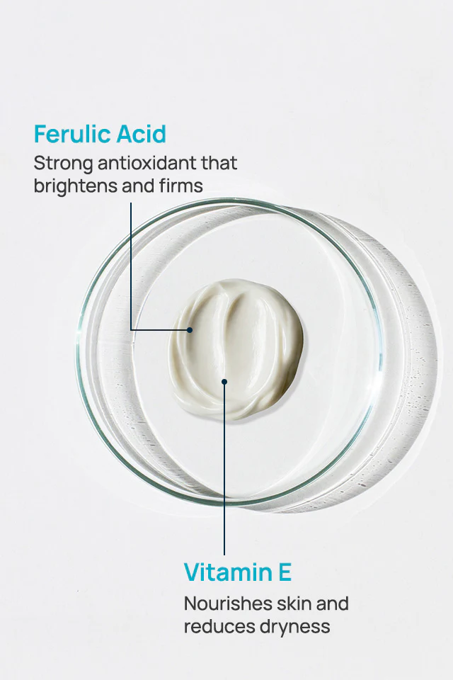 Ferulic Acid With Vitamin E Antioxidant Face Mask - Image 4