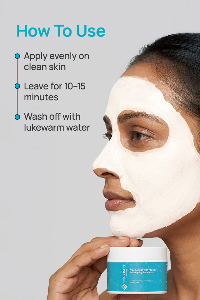 Niacinamide With Peptide Anti-Ageing Face Mask - Image 6