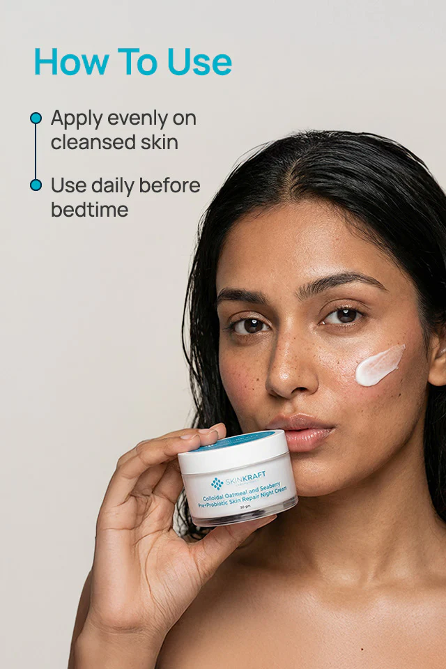 Colloidal Oatmeal And Seaberry Pre+Probiotic Skin Repair Night Cream - Image 6