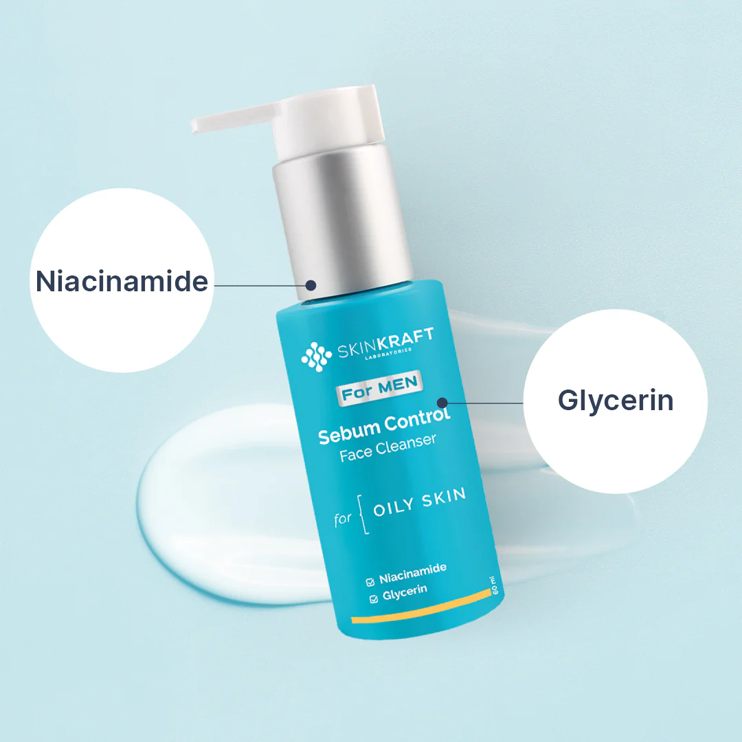 Sebum Control Face Cleanser For Men - Image 3
