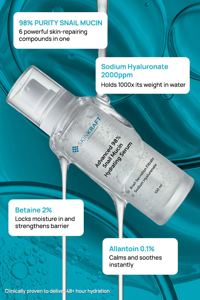 Advanced 98% Snail Mucin Hydrating Serum - Image 3