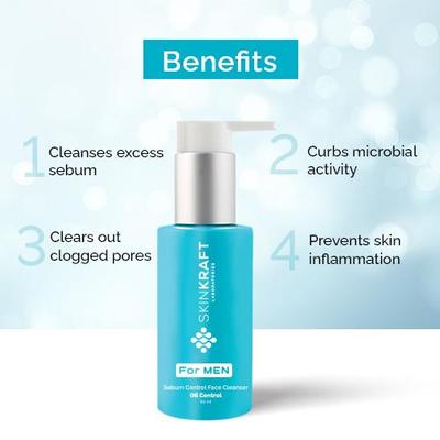 Sebum Control Face Cleanser For Men - Image 4