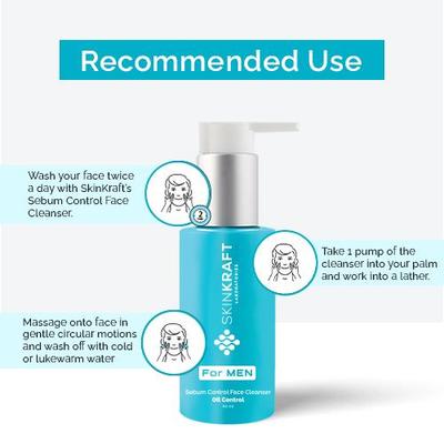 Sebum Control Face Cleanser For Men - Image 5