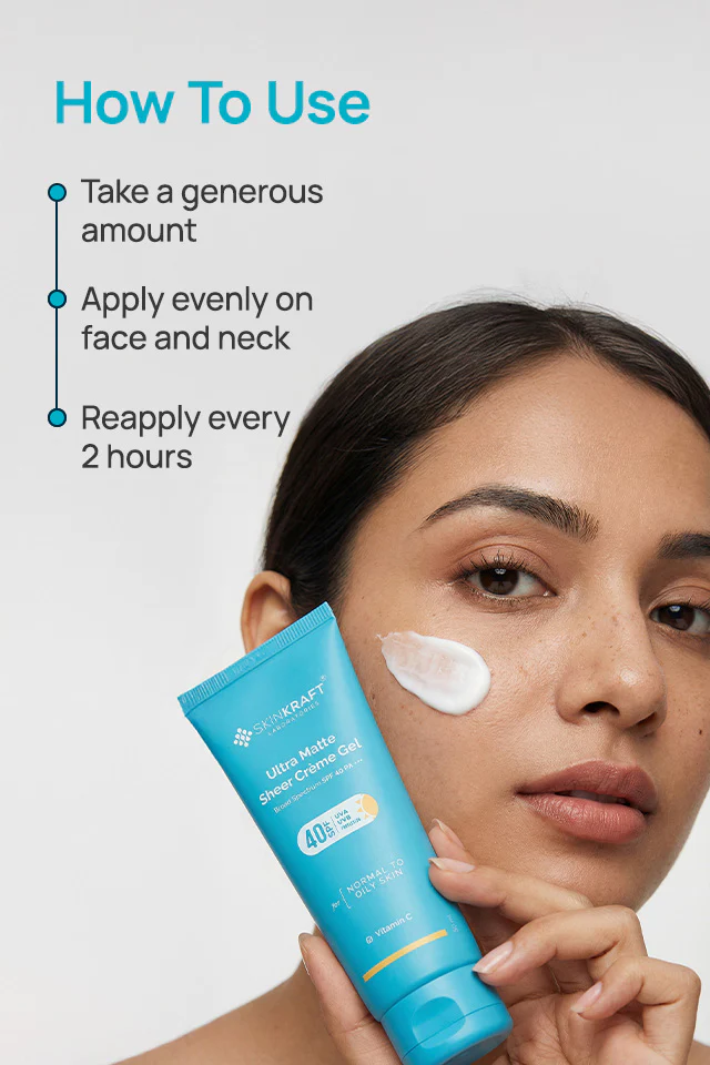 Ultra Matte Sheer Crème Gel SPF 40 PA+++ Sunscreen - Image 6